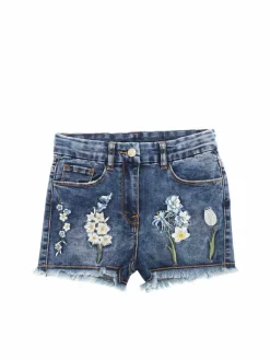 Shorts ricamati