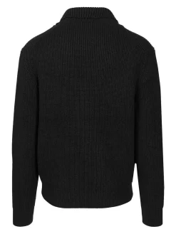 Silk Merino Scialle Collar Cardigan
