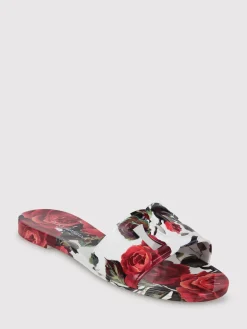 Slide Beachwear In Gomma Con Logo Dg