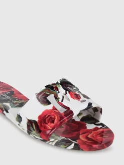 Slide Beachwear In Gomma Con Logo Dg
