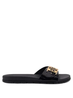 Slide Buckle In Vernice