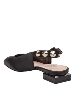 Sling-Back Angie L Spike In Pelle