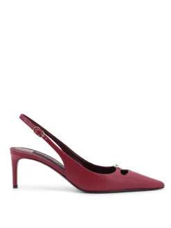Slingback Decollet In Pelle