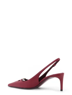 Slingback Decollet In Pelle
