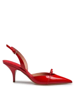 Slingback Gilla 70 In Vernice Colore Rosso