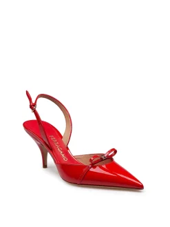 Slingback Gilla 70 In Vernice Colore Rosso