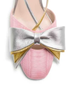 Slingback in pelle