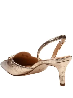 Slingback Lena In Pelle Metallizzata