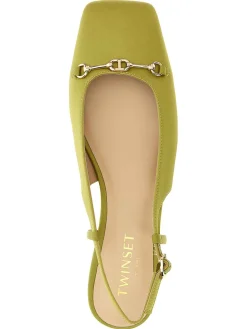 Slingback satinato