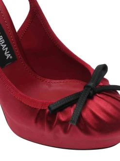 Slingback satinato