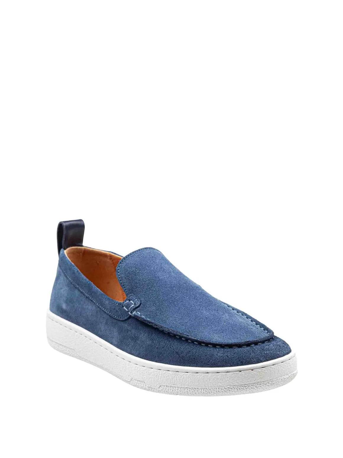 Slipper In Camoscio Colore Blu Navy