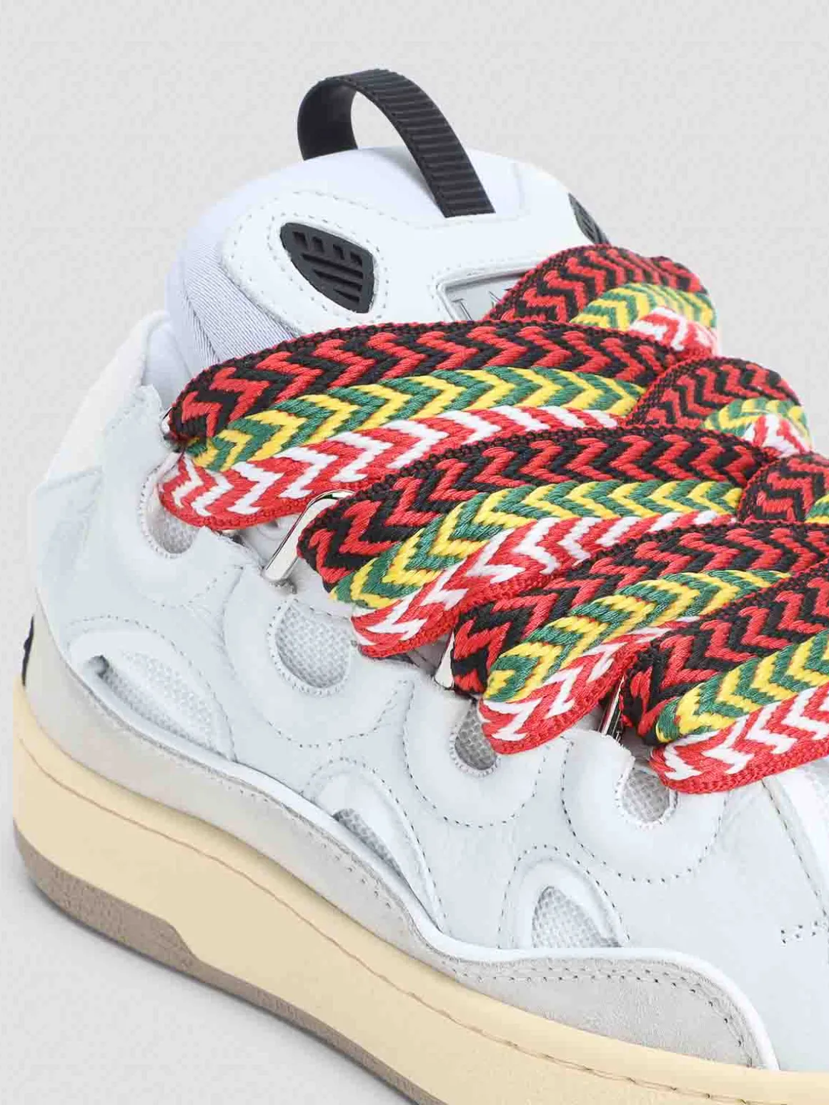 Sneaker a marciapiede in pelle scamosciata