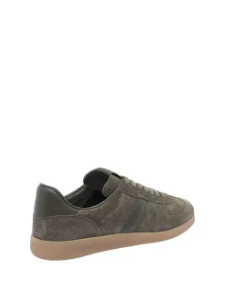 Sneaker Archer in pelle scamosciata d'oliva