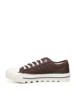 Sneaker basse con piattaforma