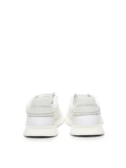 Sneaker cuscino in materiali misti