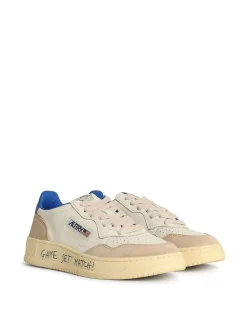 Sneaker da medaglia in pelle bianca