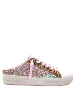 Sneaker Deluxe Sabot in glitter rosa