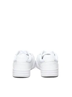 Sneaker in pelle con logo