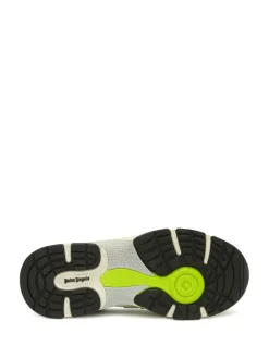 Sneaker in pelle fluo p4