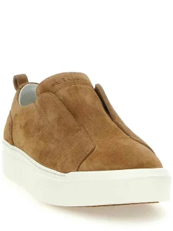 Sneaker in pelle scamosciata