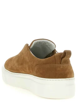 Sneaker in pelle scamosciata