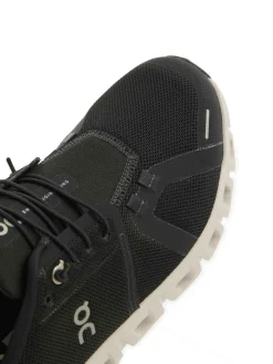 Sneaker nere con logo Appliquio