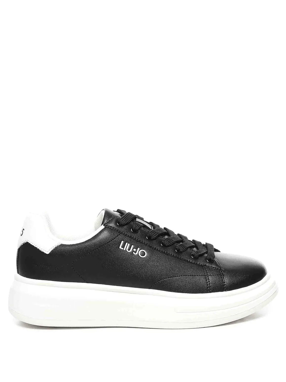 Sneaker piattaforma in pelle