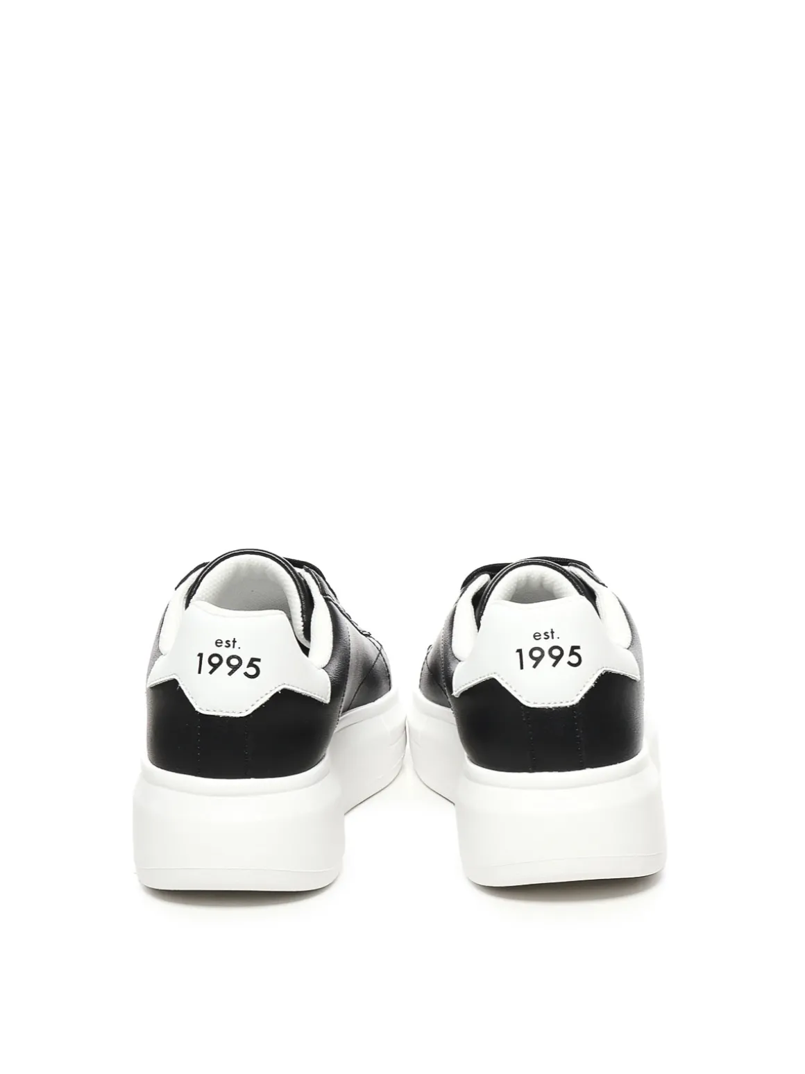 Sneaker piattaforma in pelle