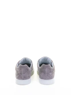 Sneaker Slip su Greige in pelle scamosciata
