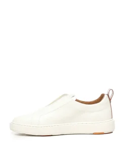 Sneaker slip-on in pelle