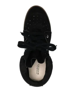 Sneaker stringate con zeppa