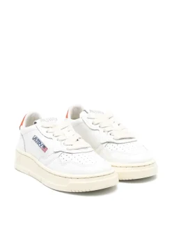 sneakers basse per bambini con toppa con logo