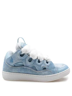 Sneakers Curb In Pelle E Mesh