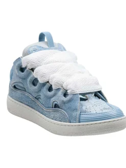 Sneakers Curb In Pelle E Mesh