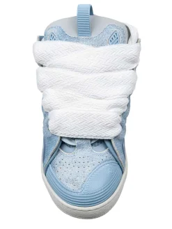 Sneakers Curb In Pelle E Mesh