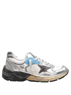 Sneakers Dad-Star In Rete E Pelle Laminata