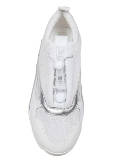 Sneakers In Crosta E Pelle
