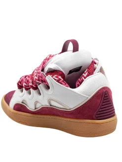 Sneakers In Pelle E Camoscio