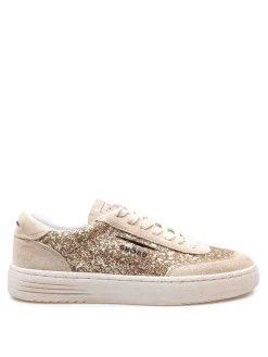 Sneakers Lido In Suede E Glitter