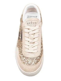 Sneakers Lido In Suede E Glitter