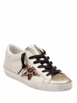 Sneakers Super Star In Glitter Oro