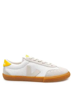 Sneakers Volley In Pelle E Camoscio