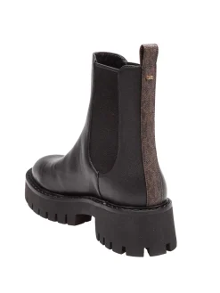 Stivaletti Asher Flat In Pelle Colore Nero