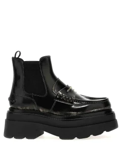 Stivaletti con plateau e caviglia Carter