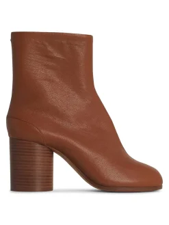 Stivaletti in pelle marrone