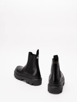 Stivaletti in pelle spazzolata