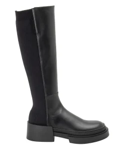 Stivaletti Maxi Zip bimateriale
