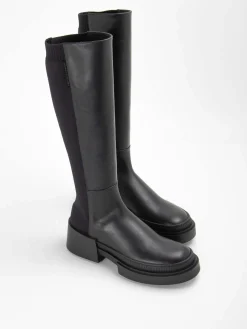 Stivaletti Maxi Zip bimateriale