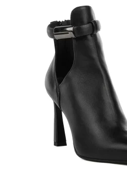 Stivaletto In Pelle Nappa Nero