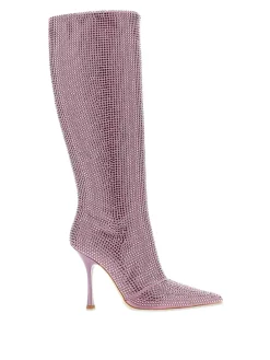 Stivali alti con Strass